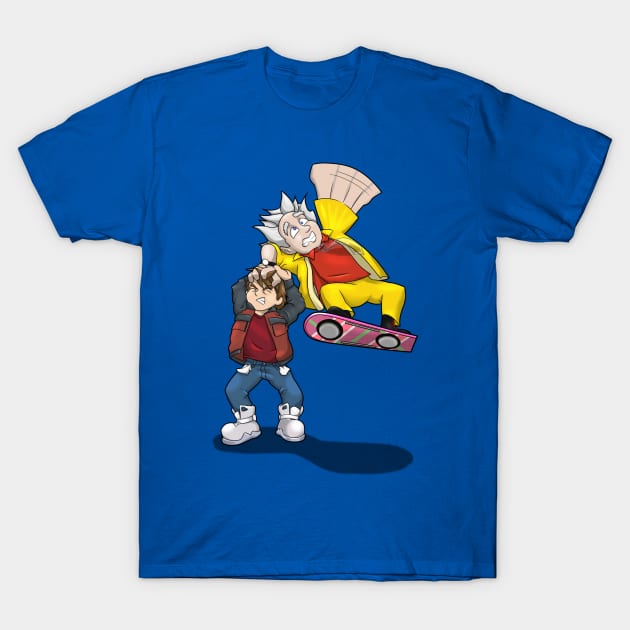 BTTF2 Doc's Hover-Board Lesson T-Shirt by Nirelle